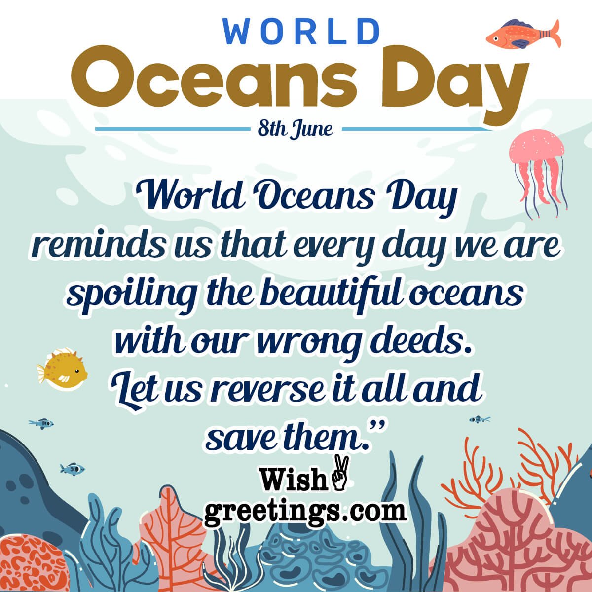 World Oceans Day Wishes, Messages, Quotes
