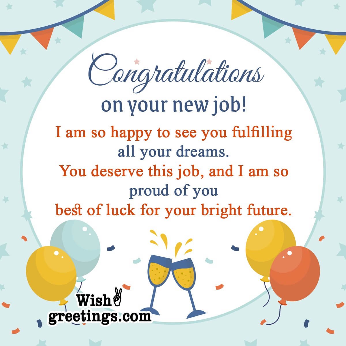 Congratulations On Your New Job!