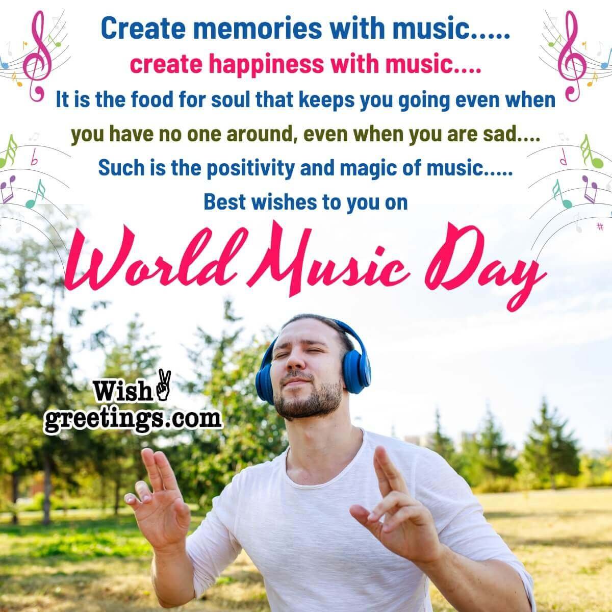 Fantastic World Music Day Quote Pic