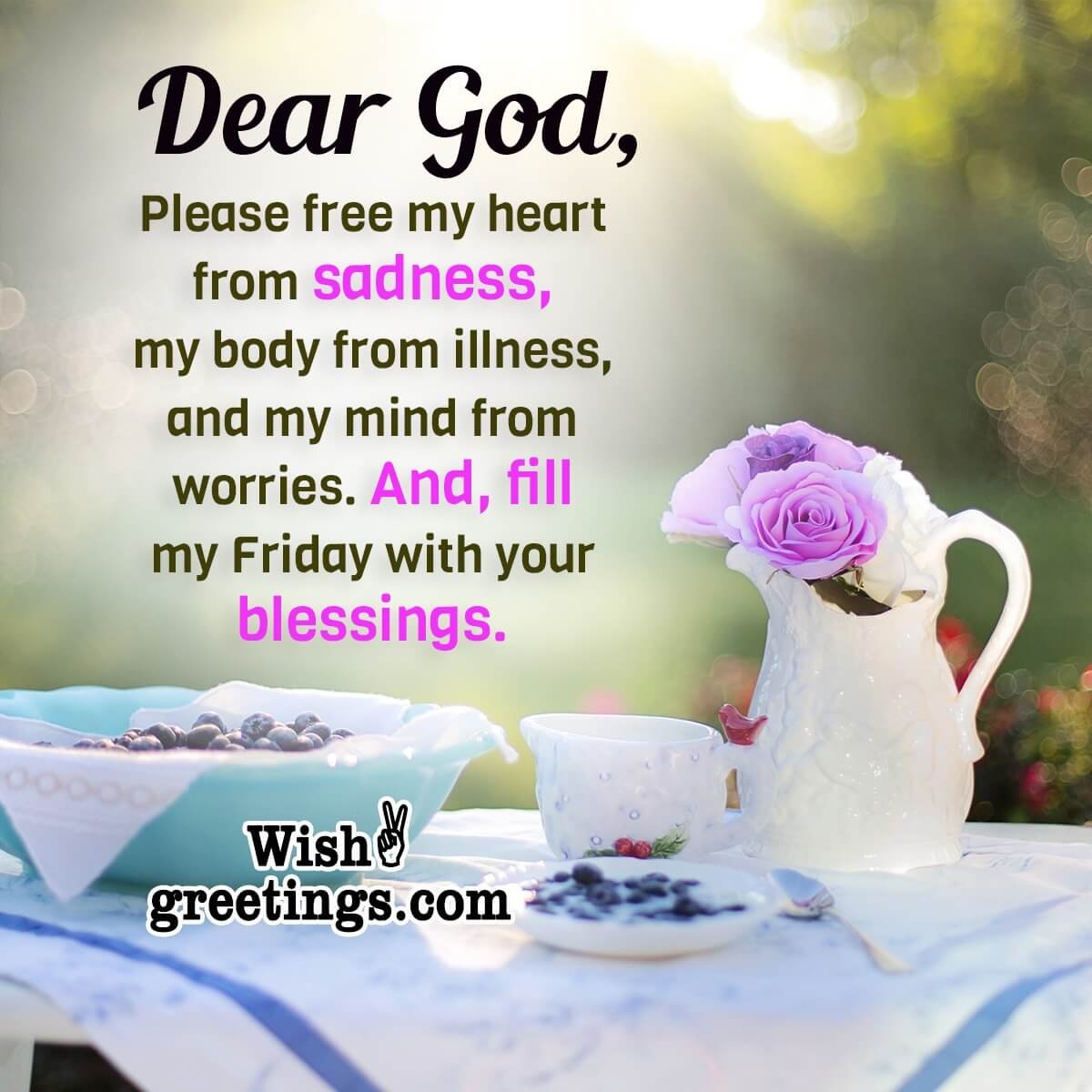 Friday Prayers And Blessings Wish Greetings