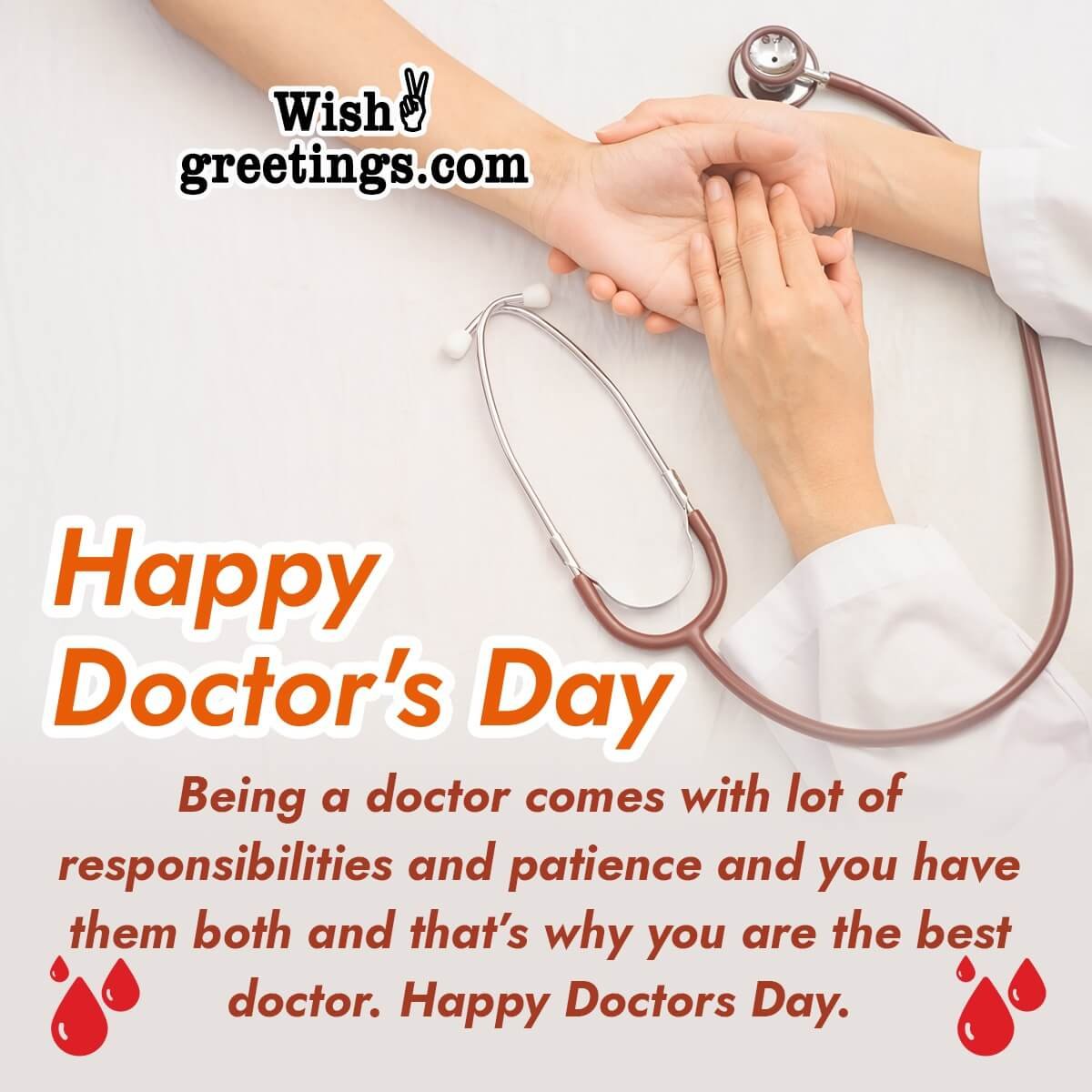 Happy Doctors Day Greeting Card