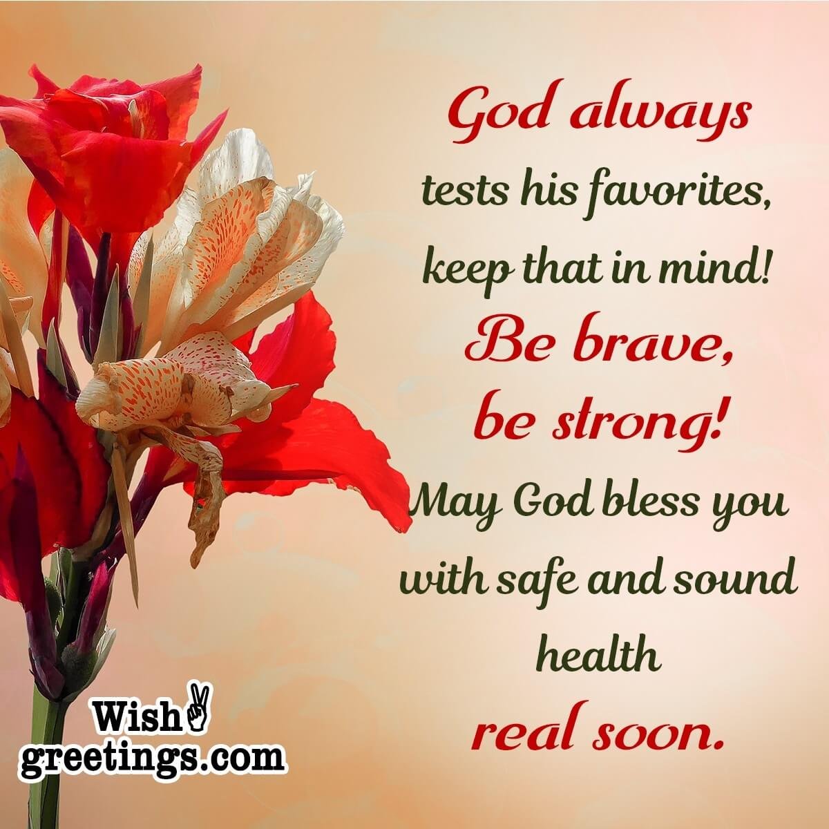 Religious Get Well Soon Message