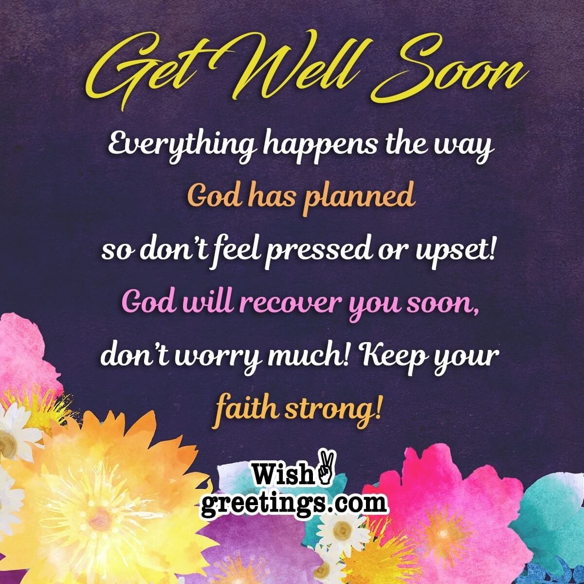 Religious Get Well Soon Messages - Wish Greetings