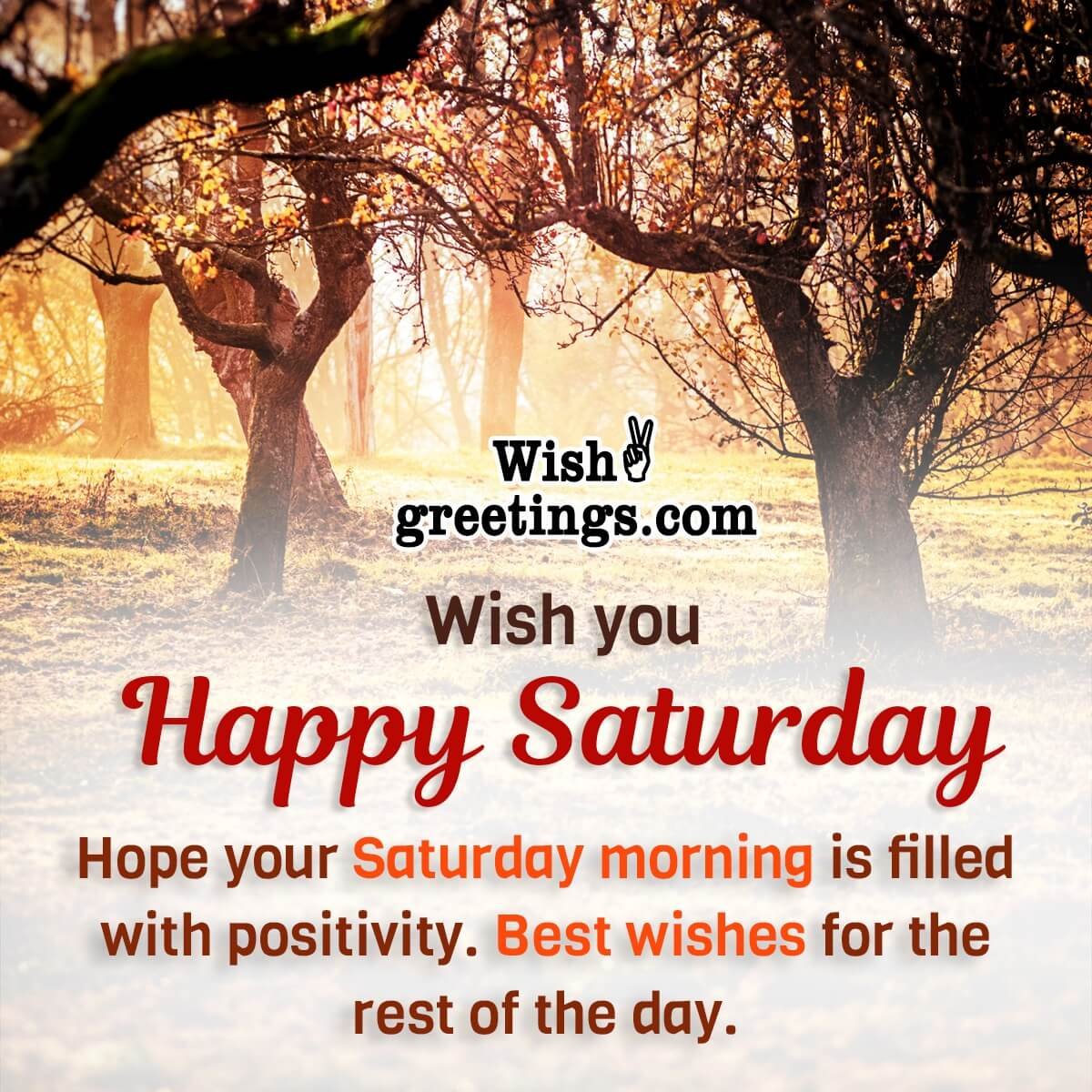 Saturday Morning Wishes - Wish Greetings