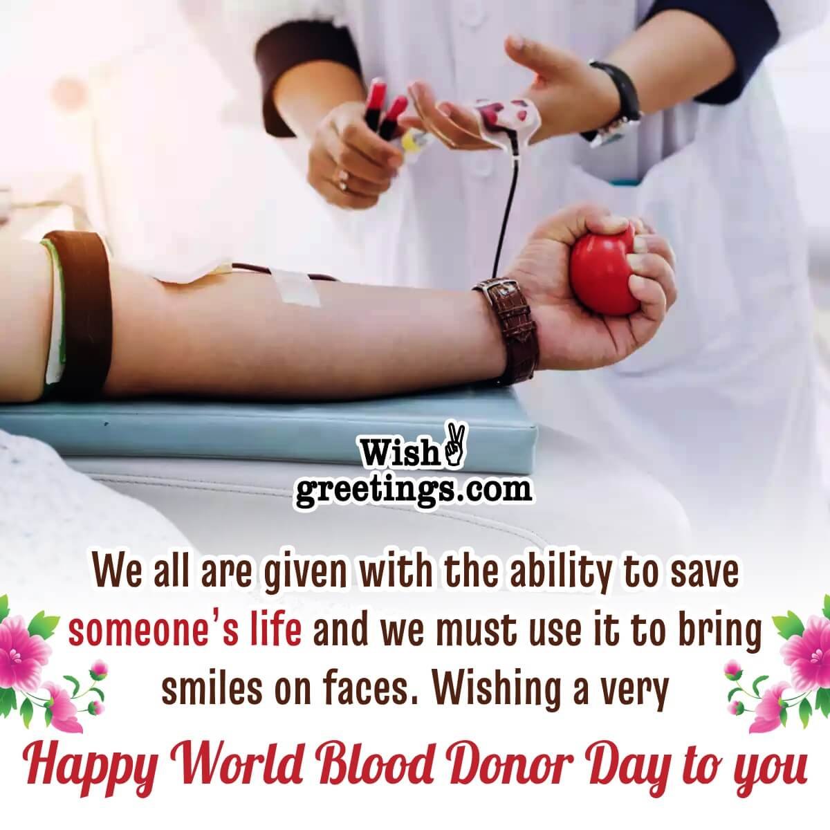 World Blood Donor Day Wish Pic