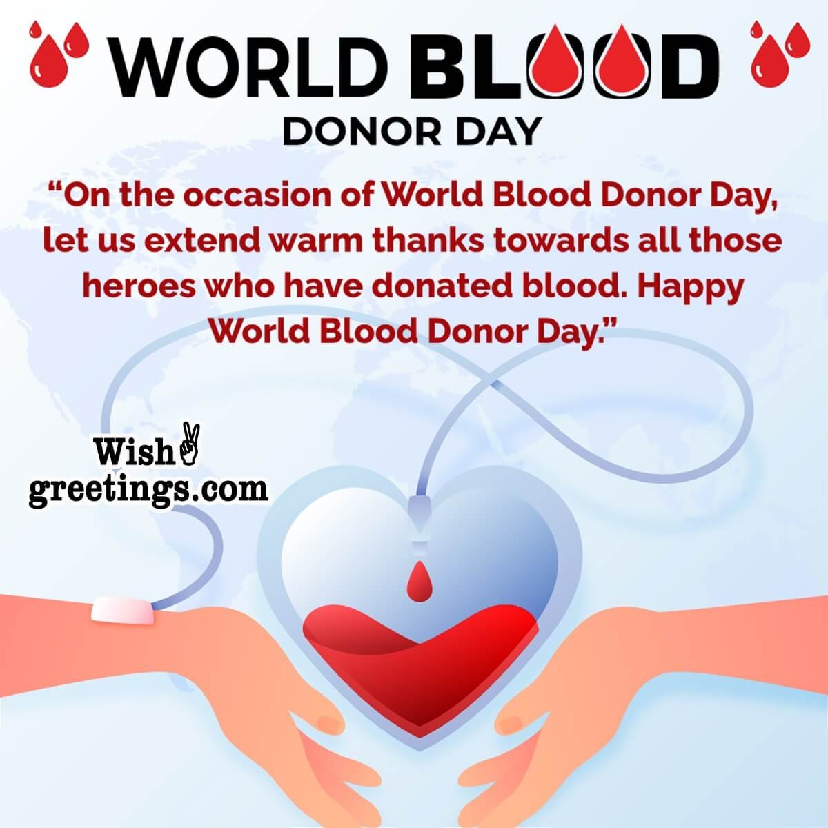 World Blood Donor Day Wishes Messages