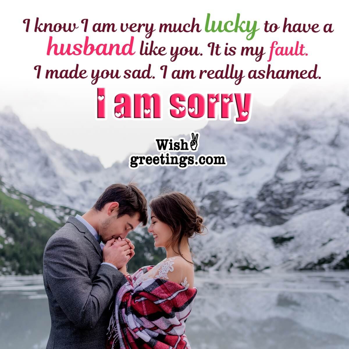 Apology Messages for Husband - Wish Greetings