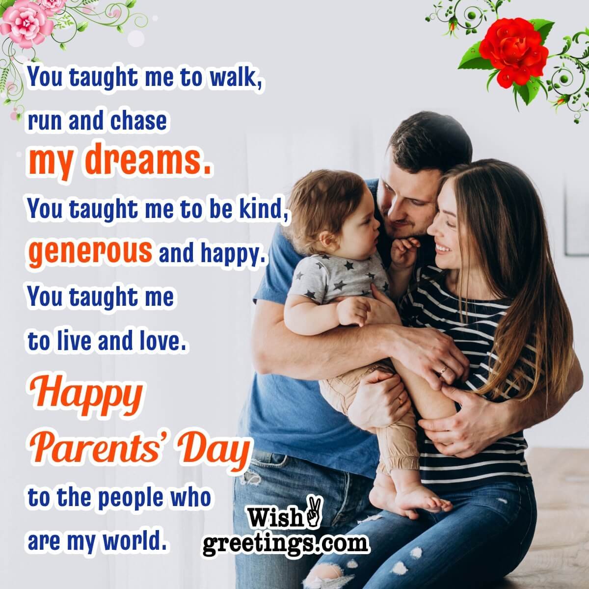 Happy Parents Day Wishes Messages