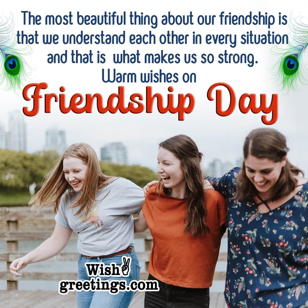 Warm Wishes On Friendship Day