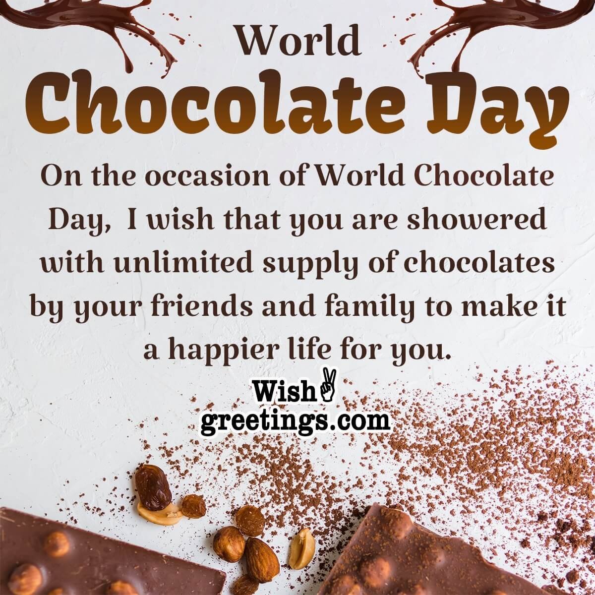 World Chocolate Day Messages