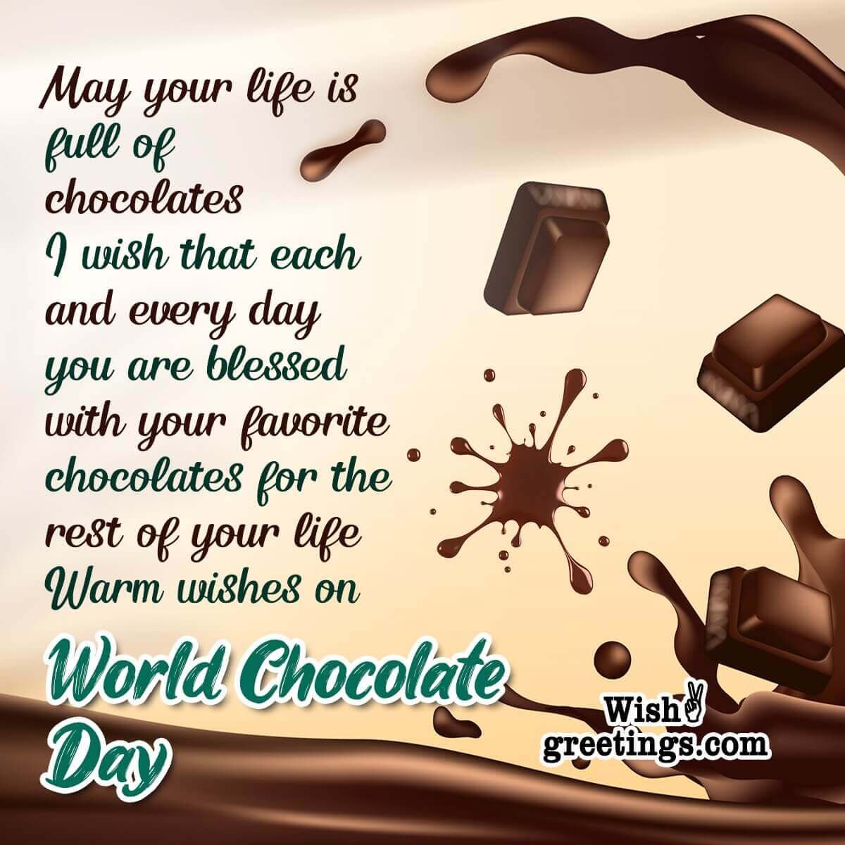 World Chocolate Day Wish Picture