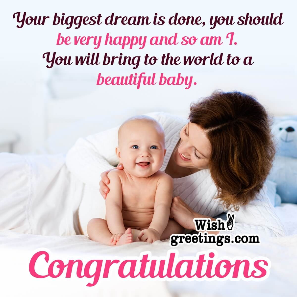 Congratulations Message For Baby Shower