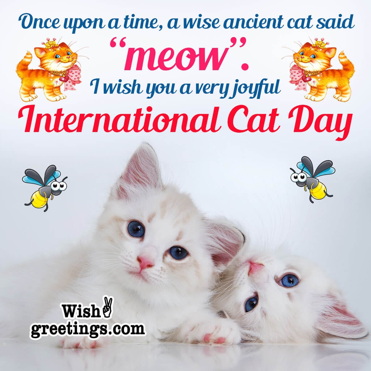 Happy International Cat Day Quote