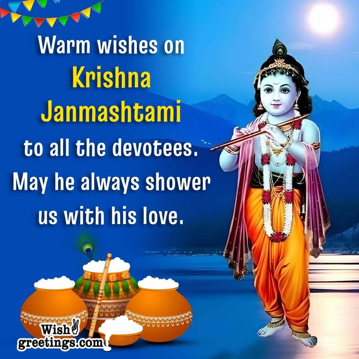 Krishna Janmashtami Wishes Messages