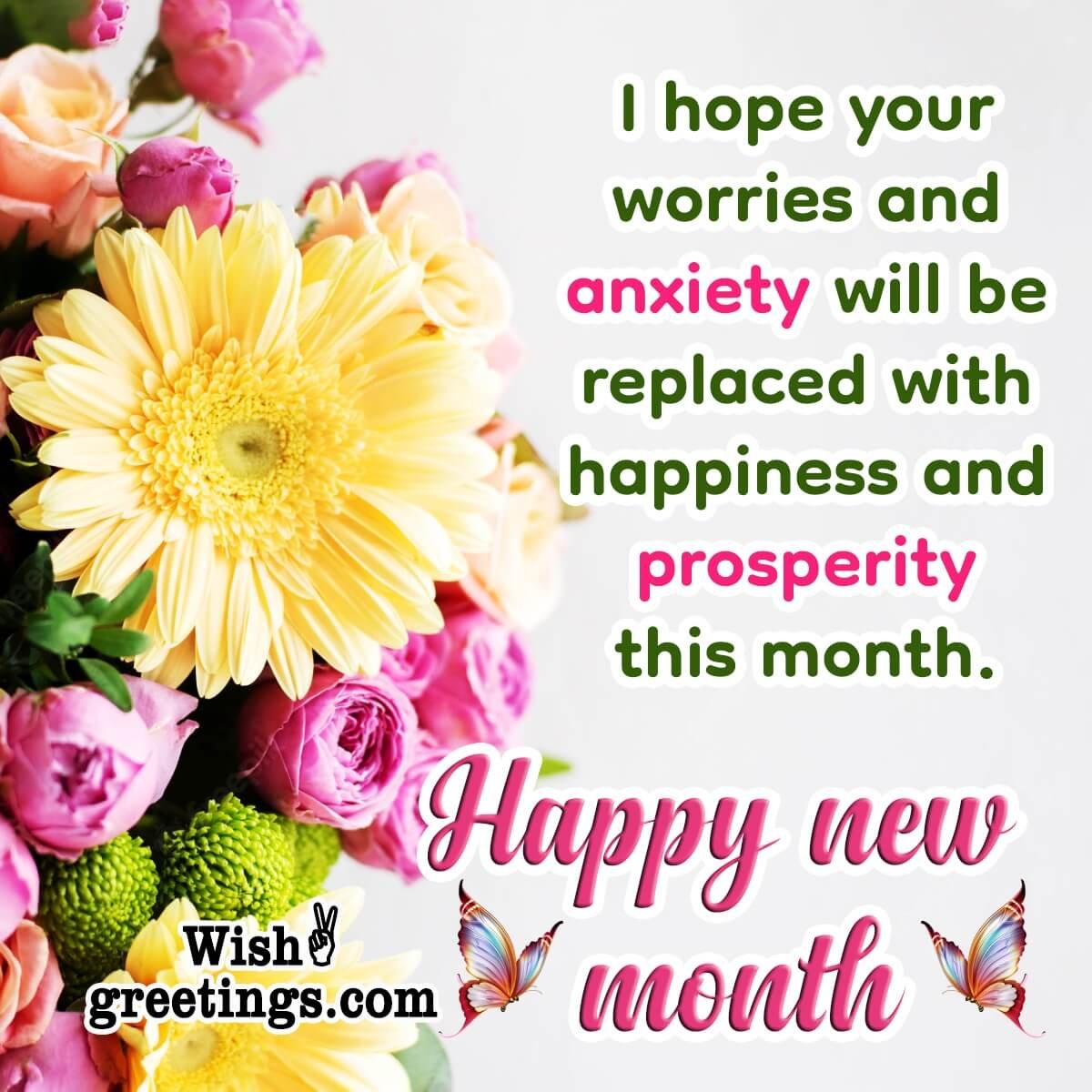 Happy New Month Inspirational Message
