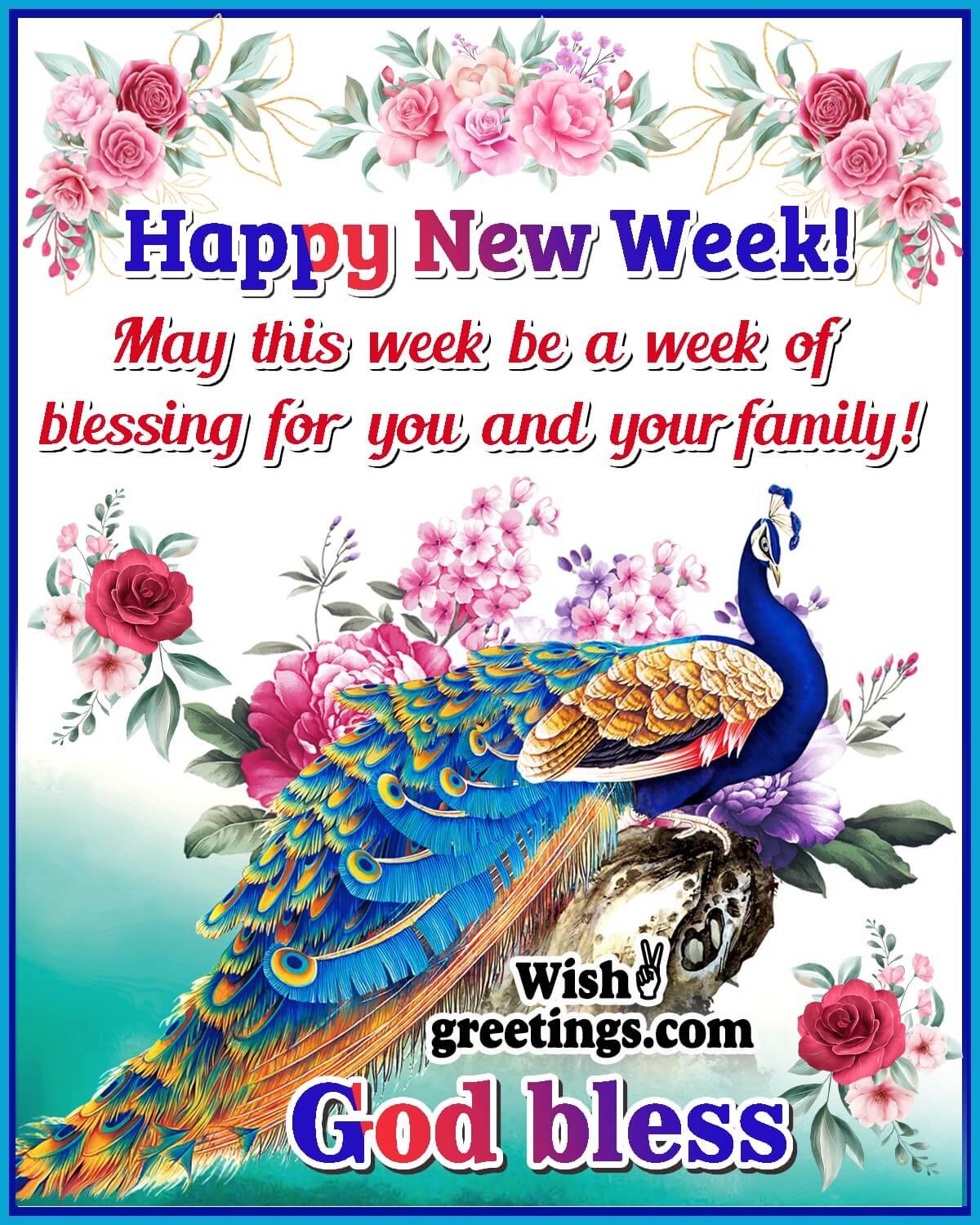 Happy New Week Blessings For Family