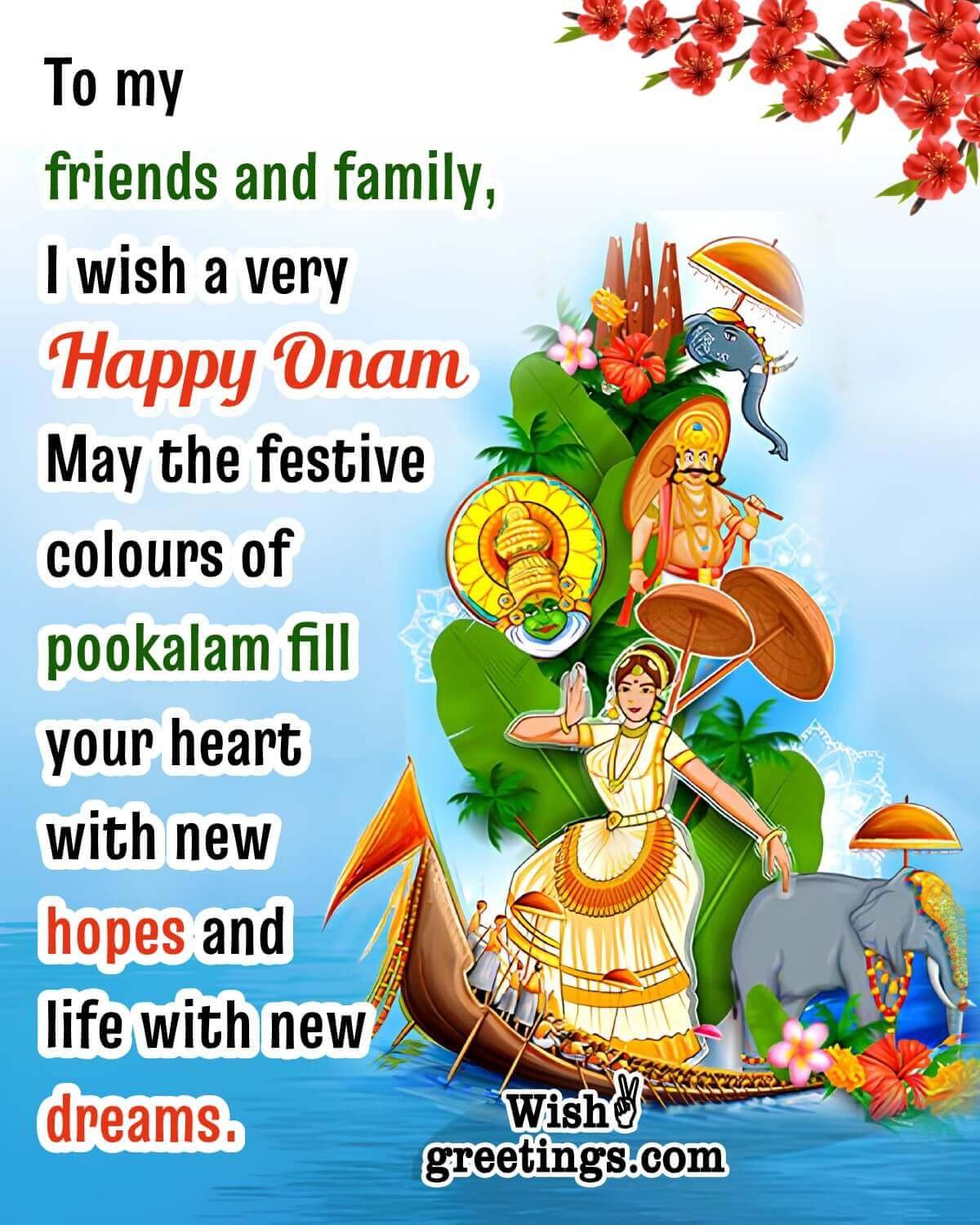 Happy Onam Wish Photo