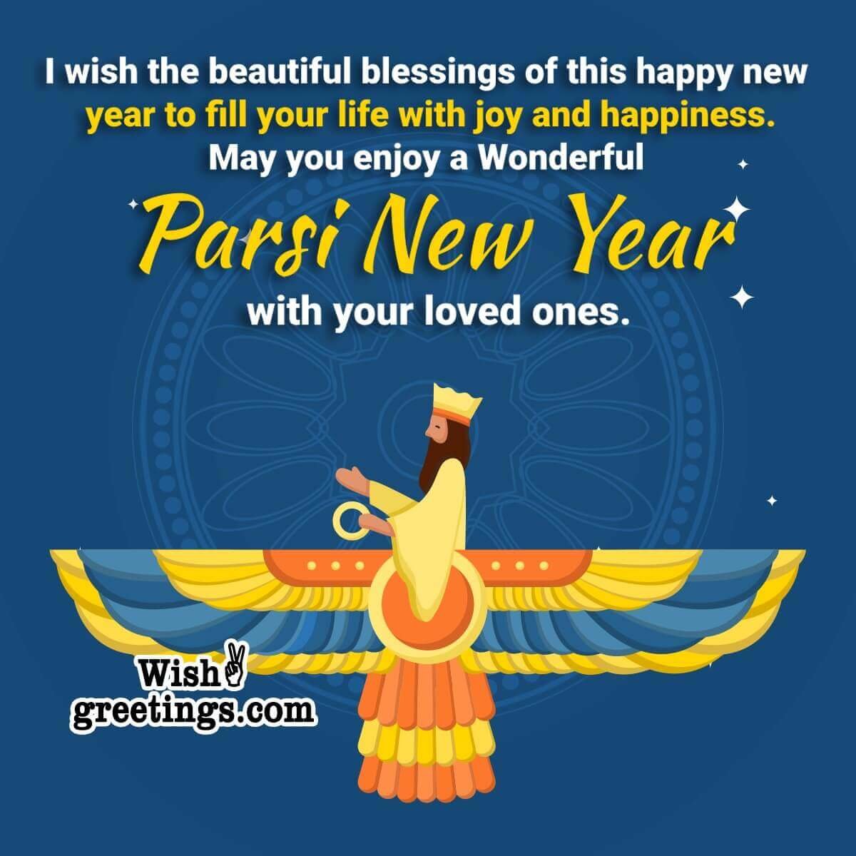Happy Parsi New Year Greeting Picture