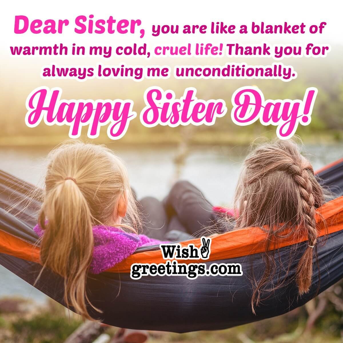 Happy Sisters Day Messages