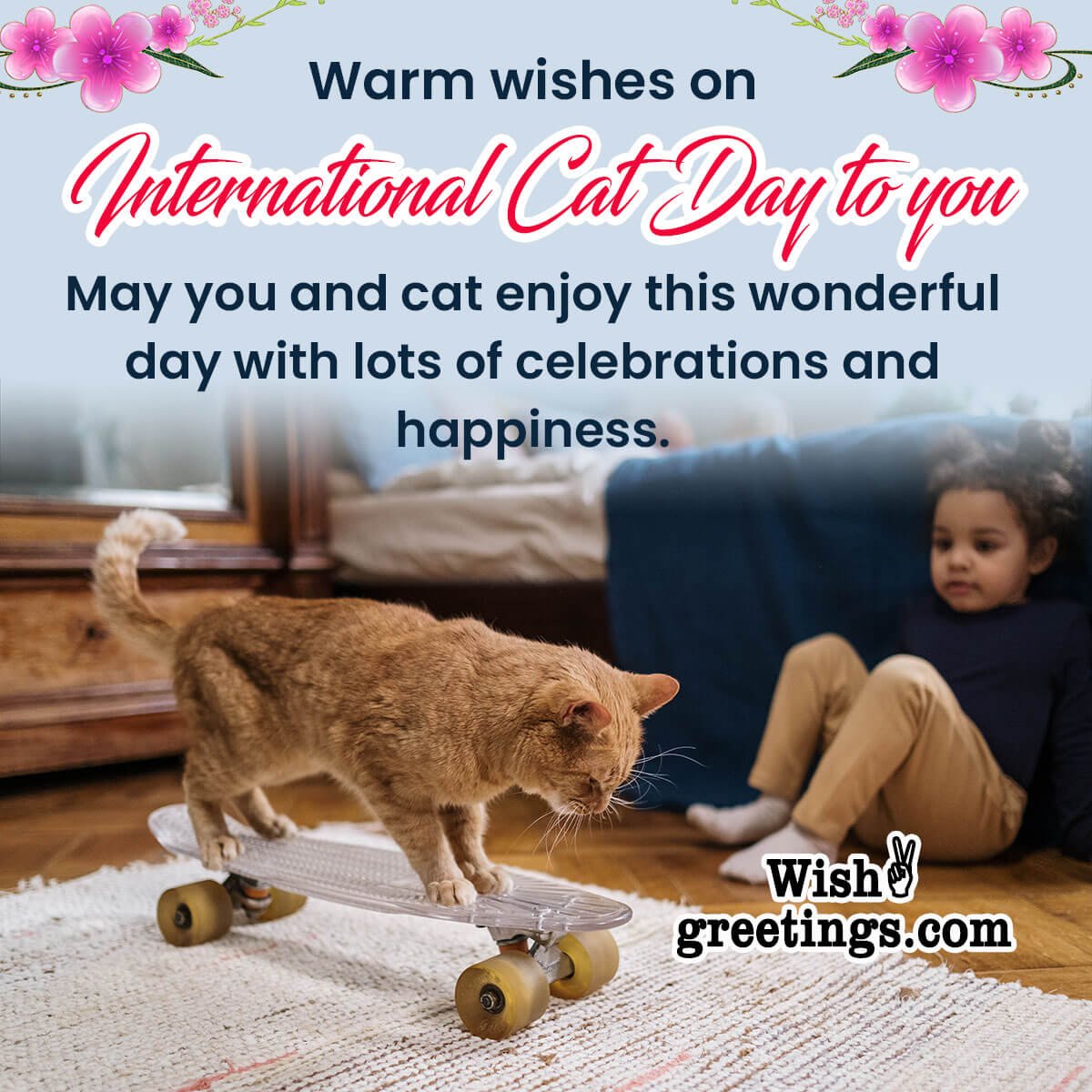 International Cat Day Wishes