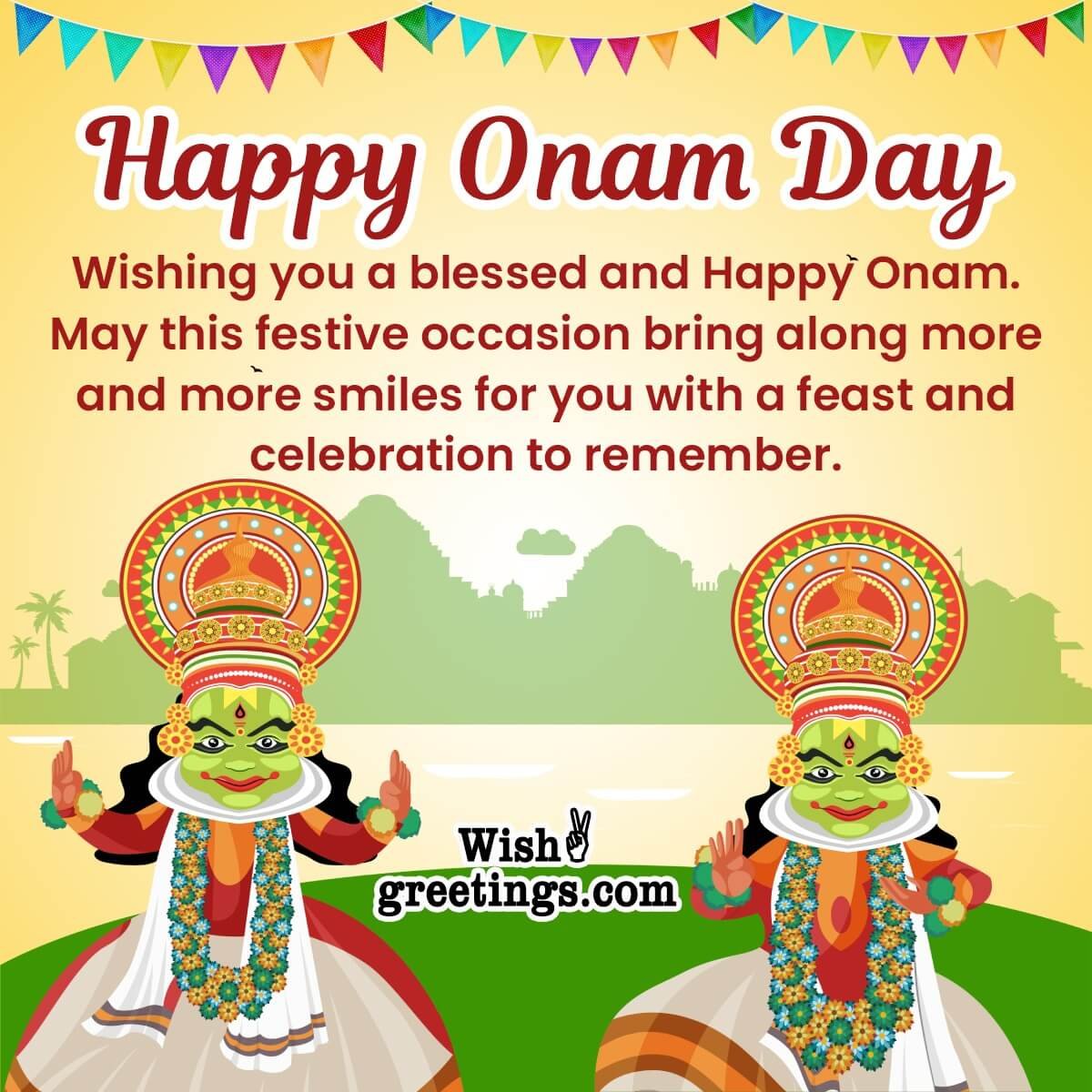 Wishing You A Blessed And Happy Onam