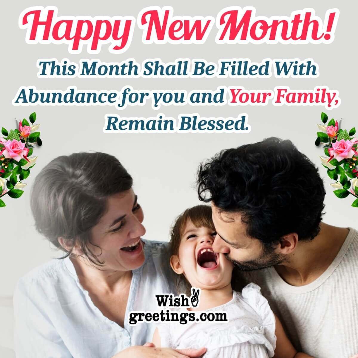 Blessed New Month Pic