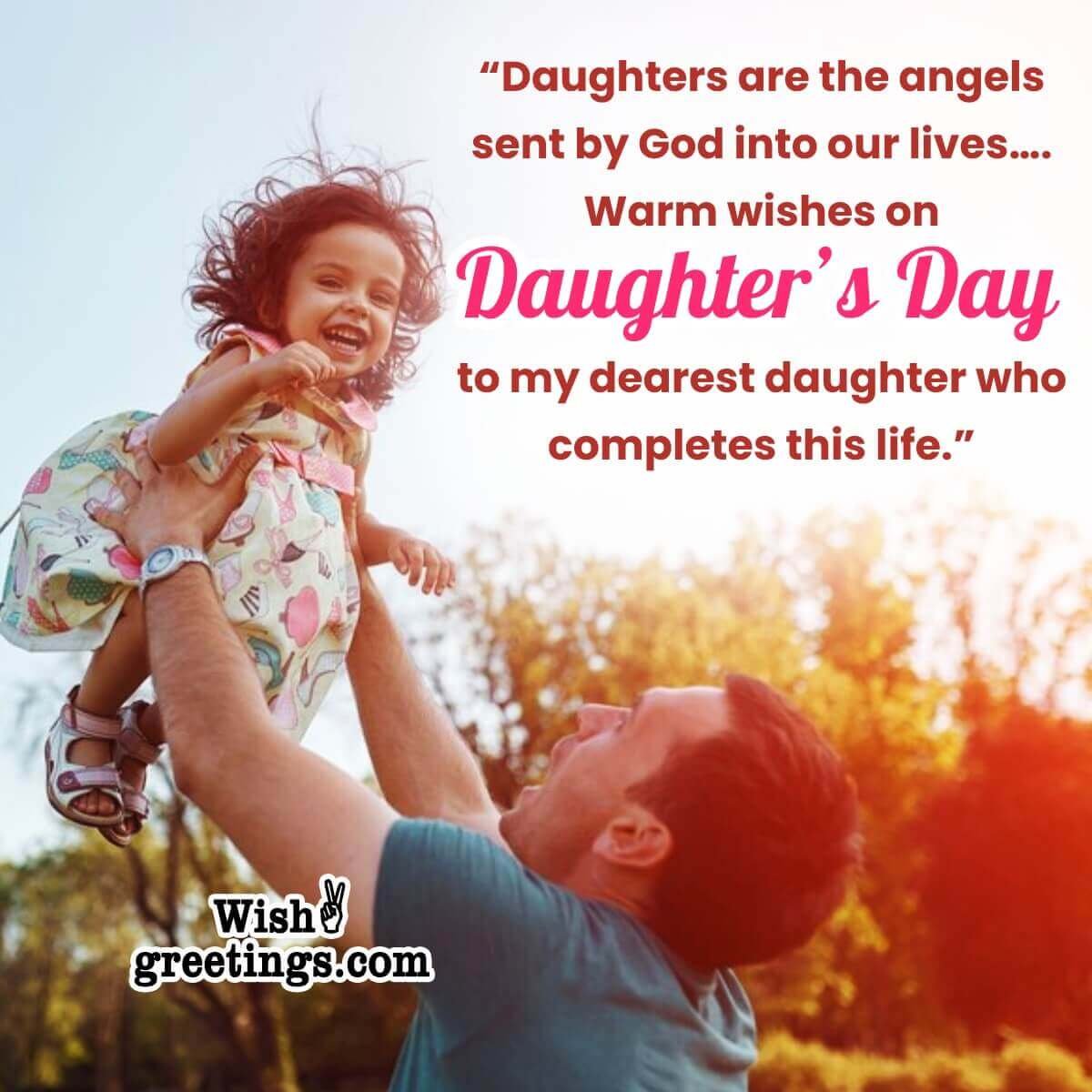 Daughters Day Quote Photo