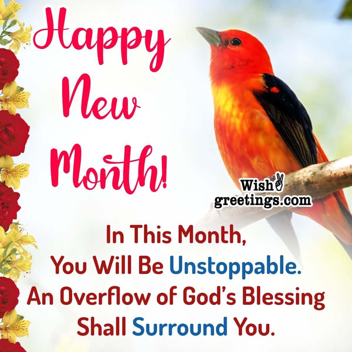 Happy New Month, God's Blessings