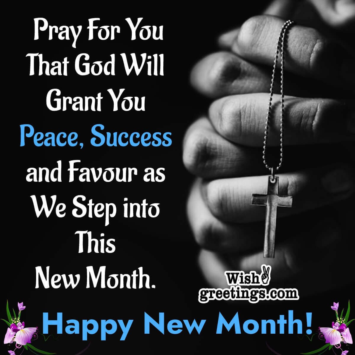 Happy New Month Prayer Image