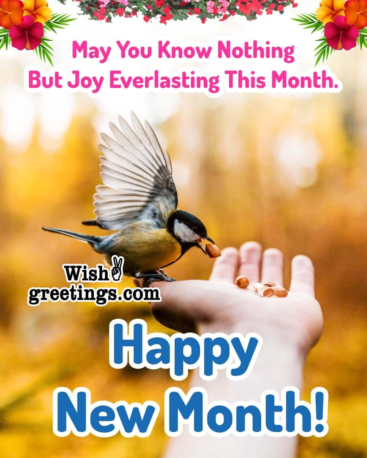 Happy New Month To You