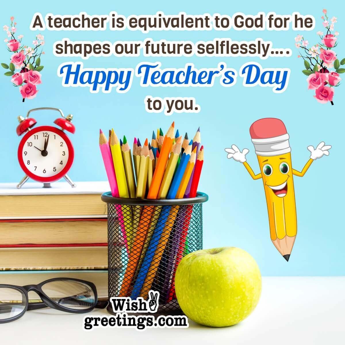 Happy Teachers Day Wish Picture