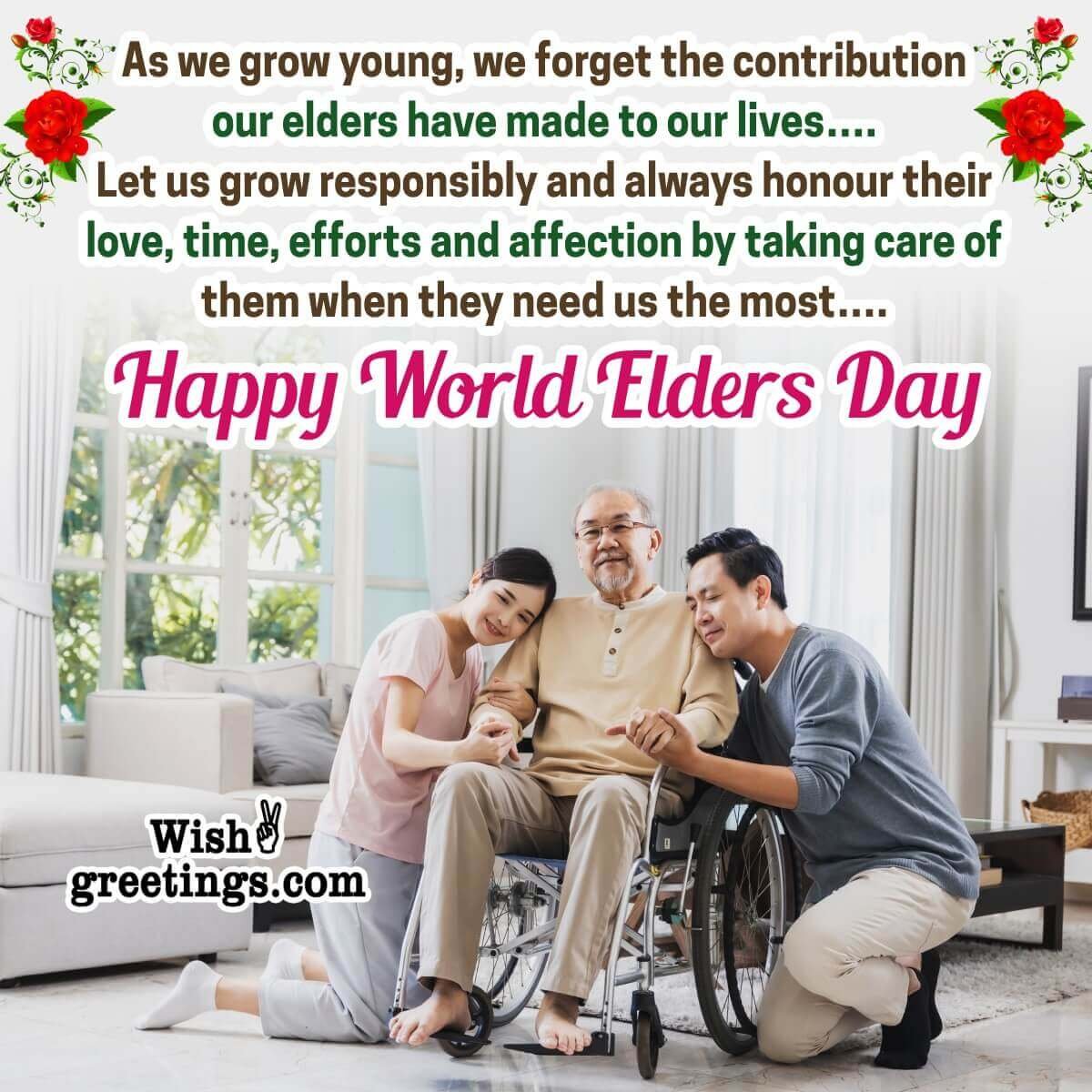 International Day Of Older Persons Wishes Messages