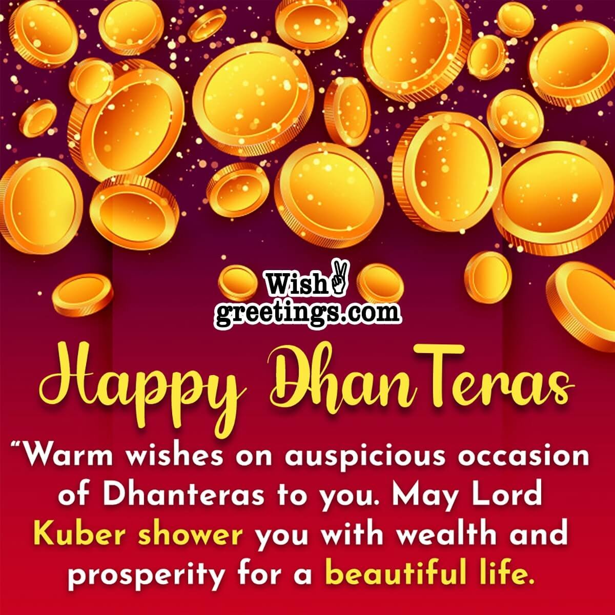Warm Wishes On Dhanteras