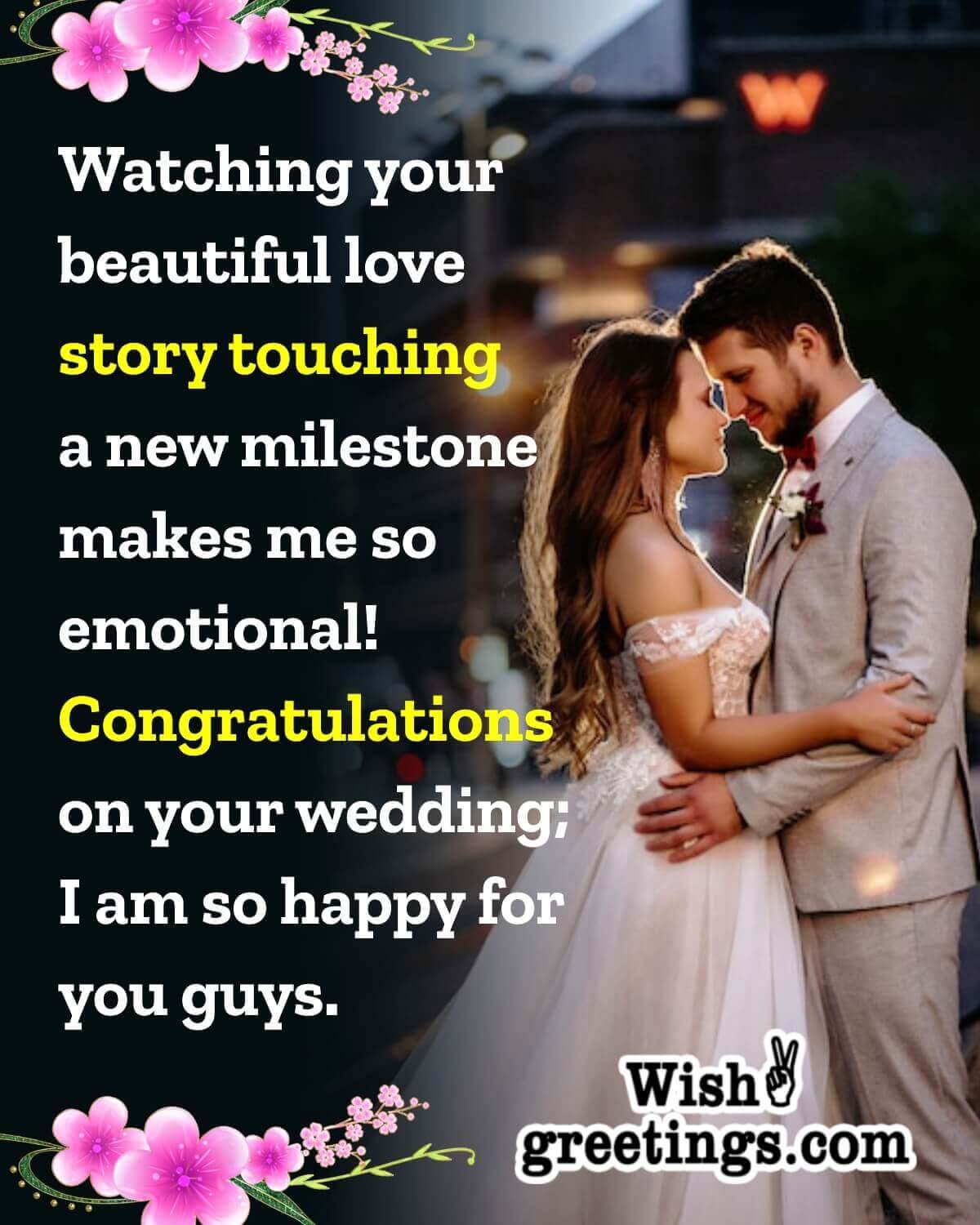 Congratulations On Your Wedding