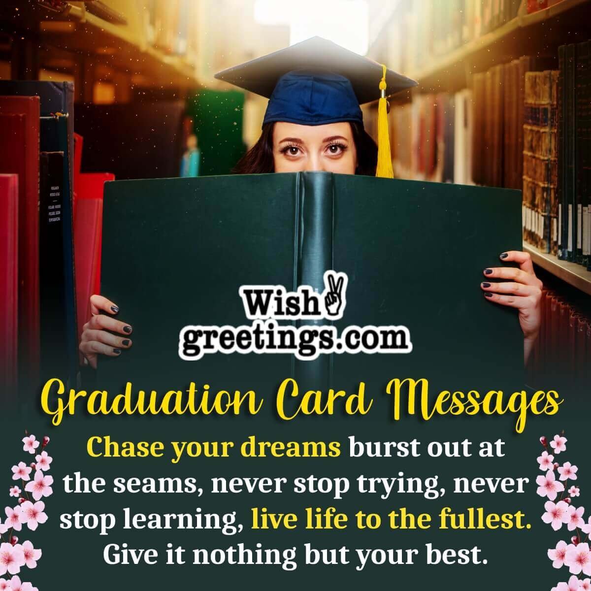 Graduation Card Message Photo