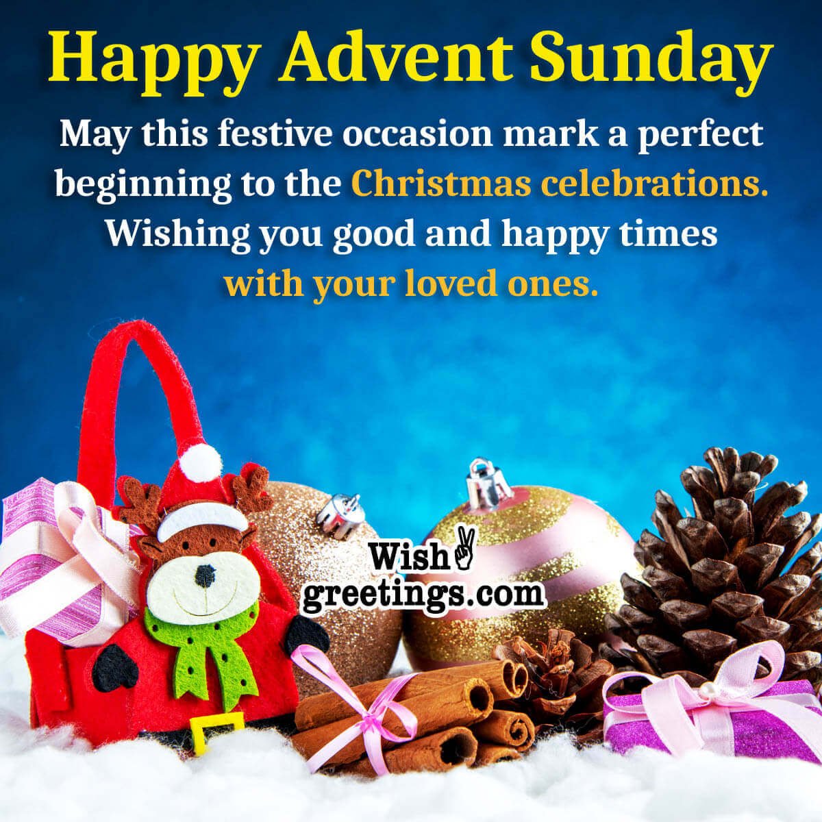 Happy Advent Sunday Message Image