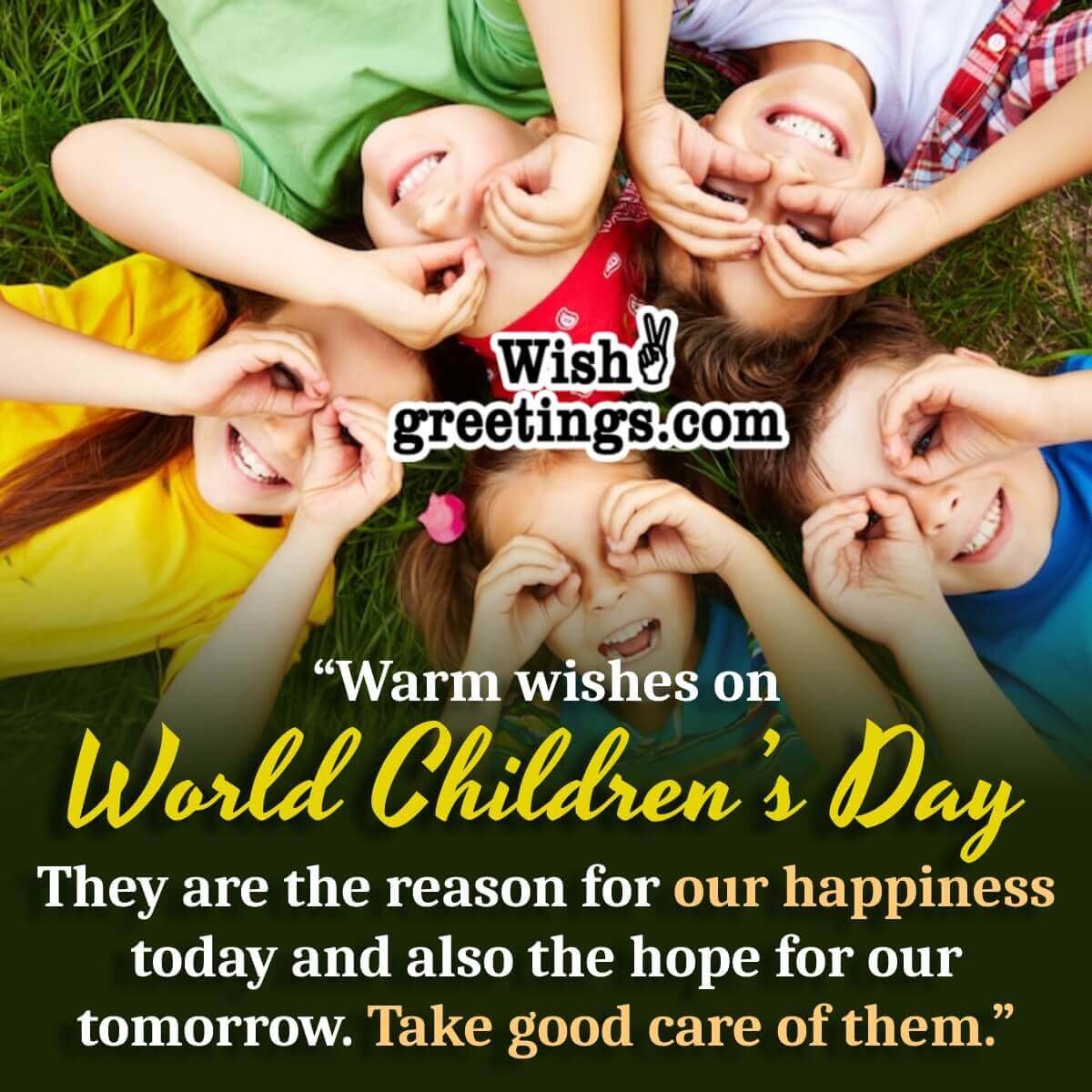 World Children’s Day Wishes Messages