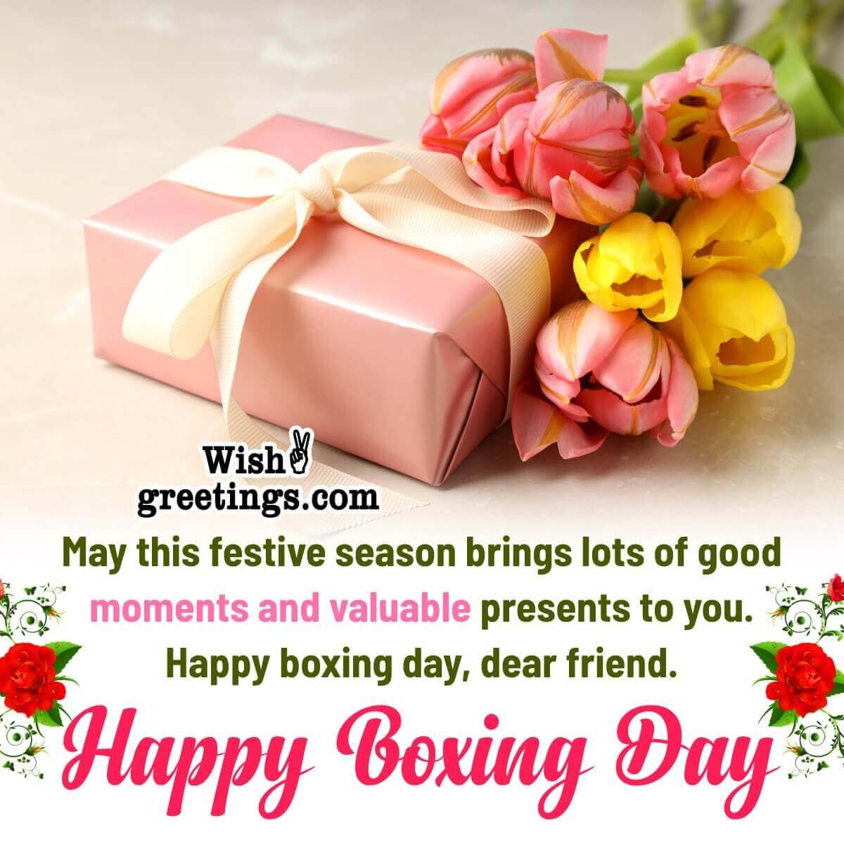 Happy Boxing Day Message Image For Friends