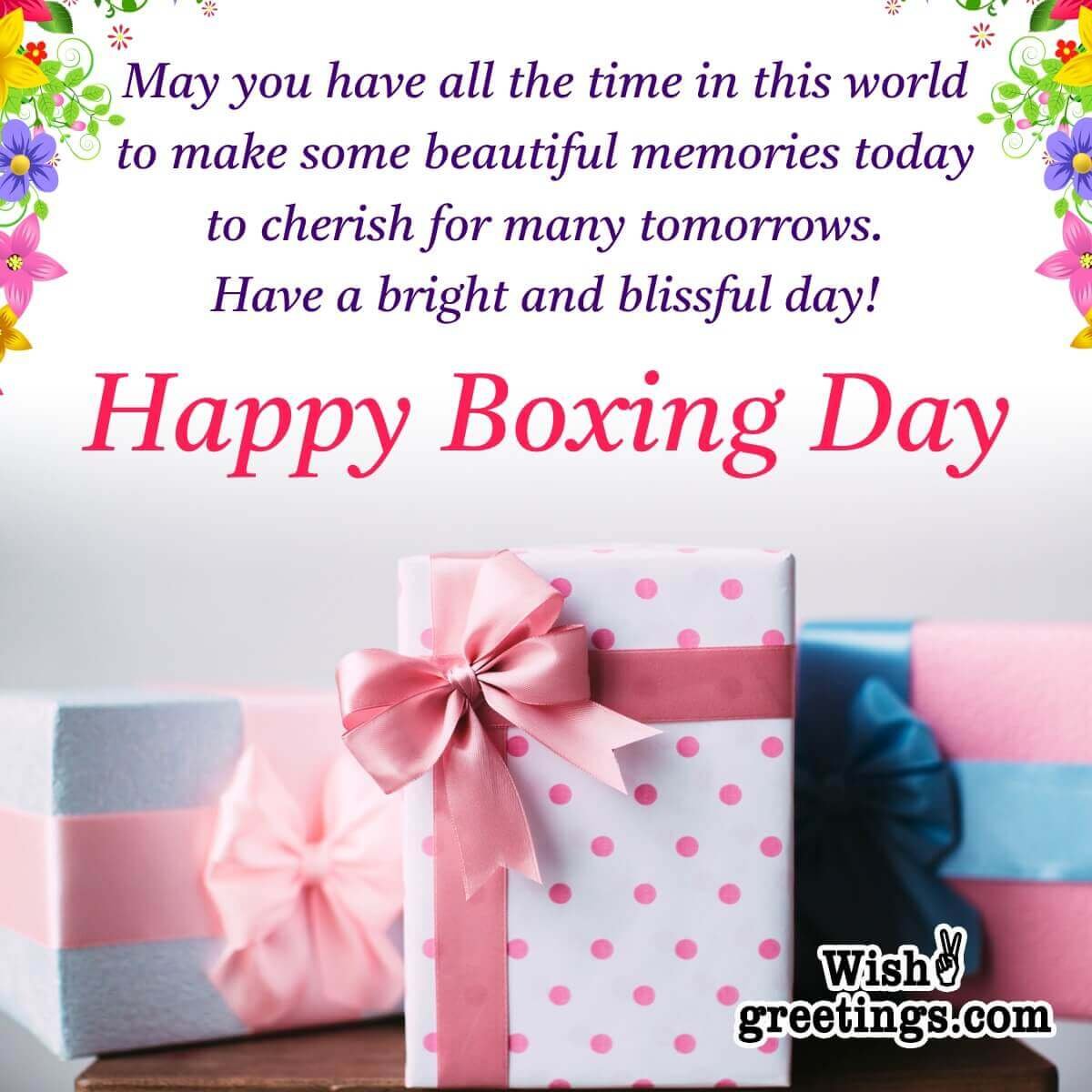 Happy Boxing Day Message Photo For Friends