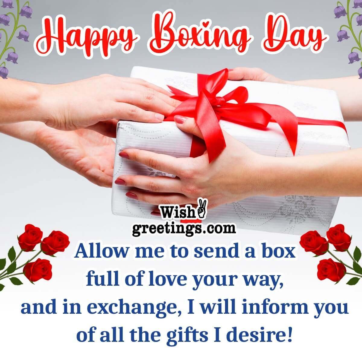 Happy Boxing Day Message Pic