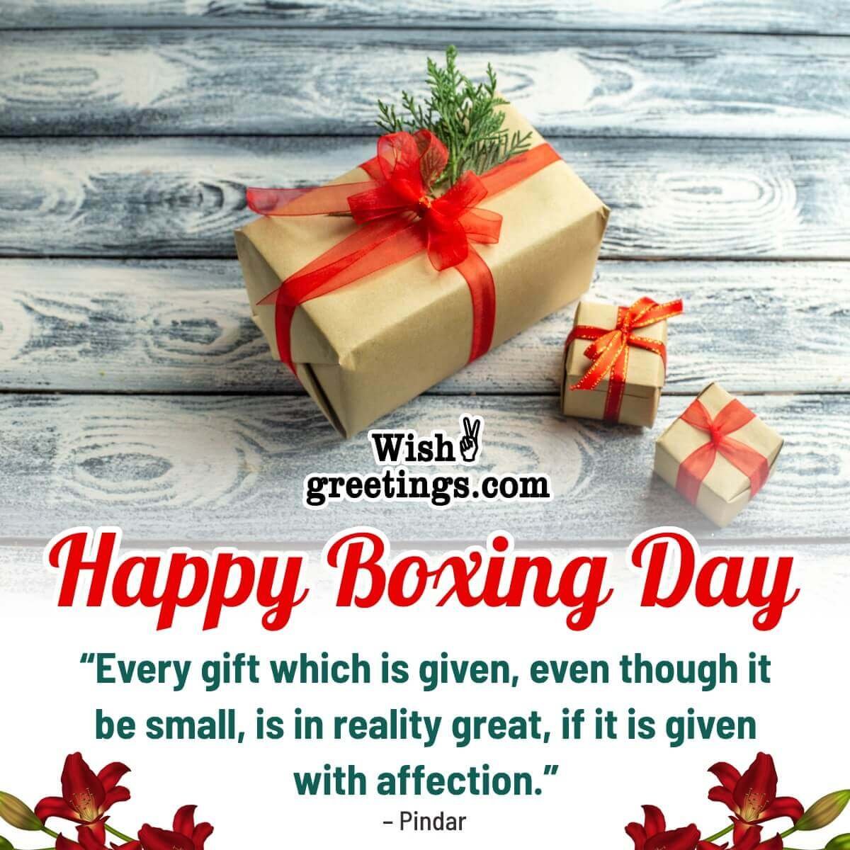 Happy Boxing Day Quote Image