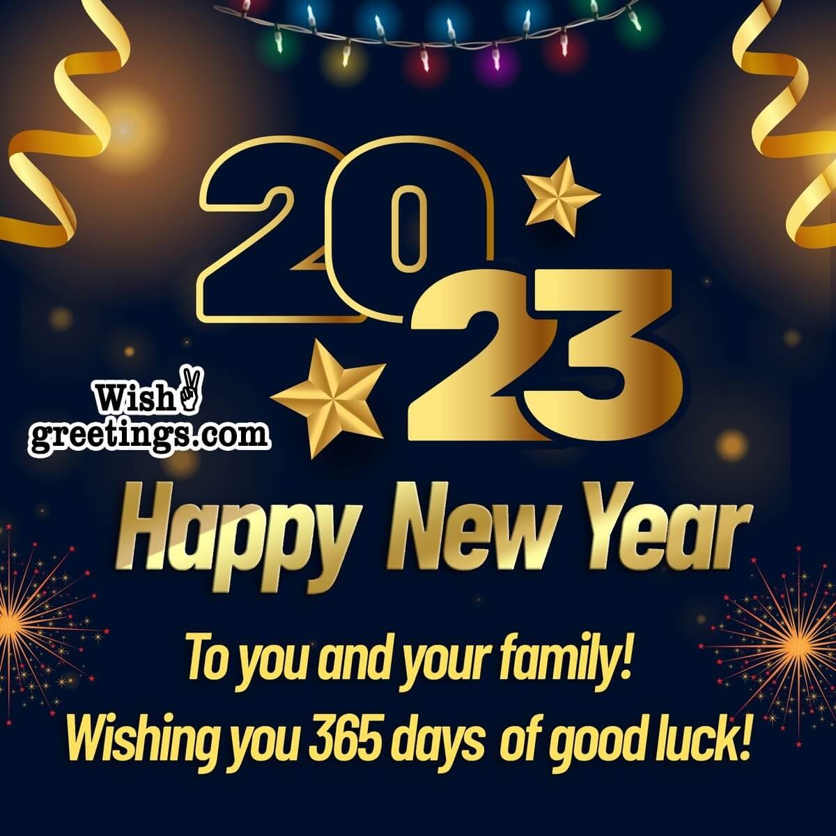 Happy New Year 2023 Greeting Image