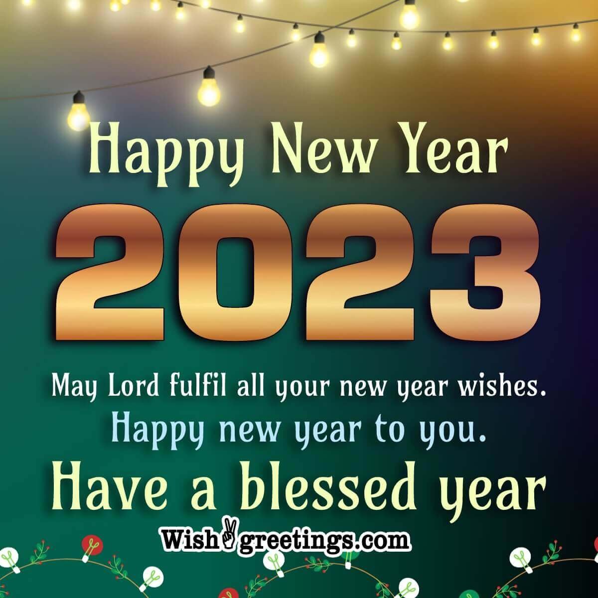 Religious New Year Wishes - Wish Greetings