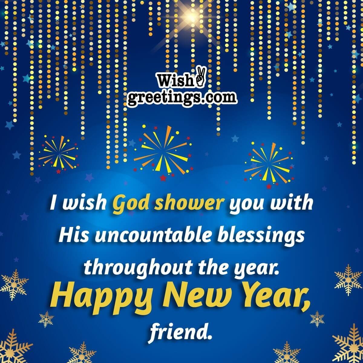 Happy New Year Religious Wish Pic For Friends
