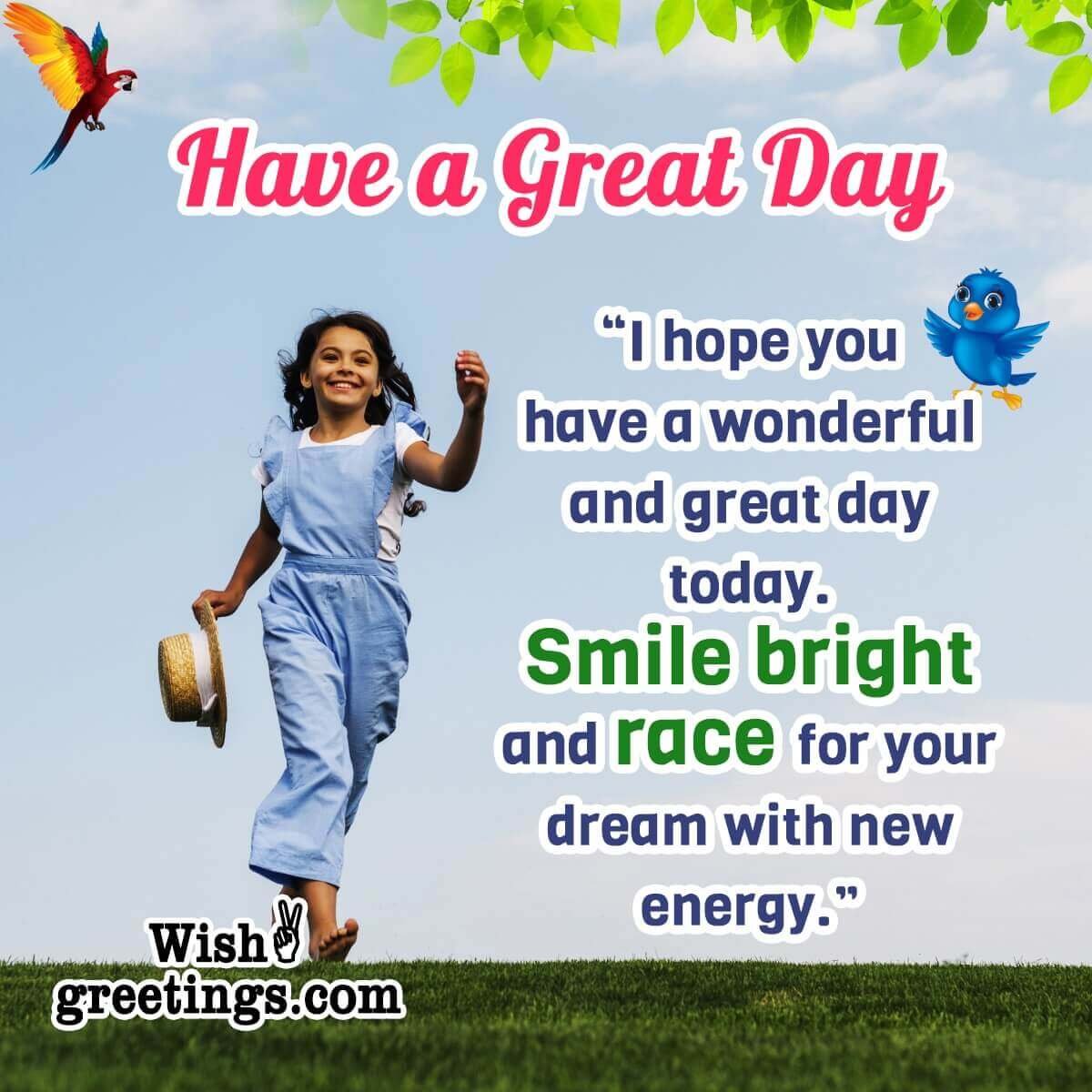 Have A Great Day Message Pic