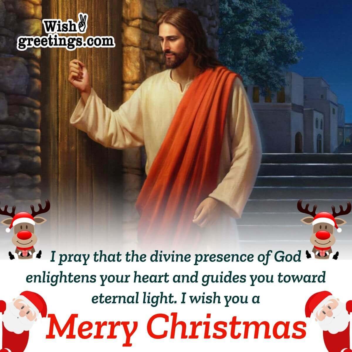 Merry Christmas Religious Message Picture