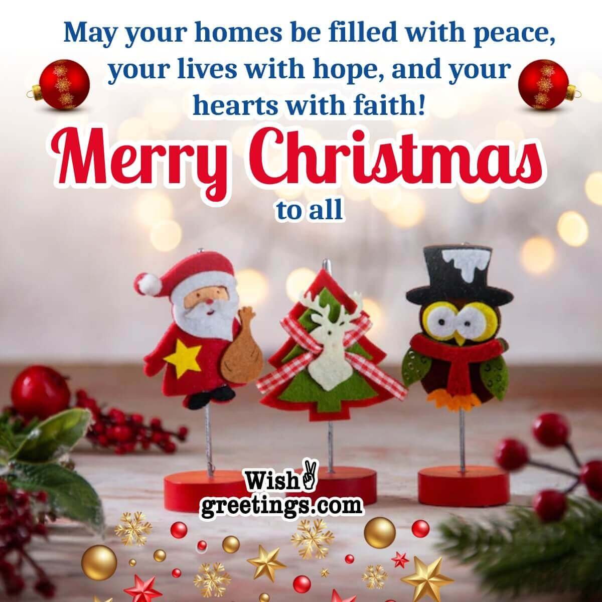 Merry Christmas Wishes Messages