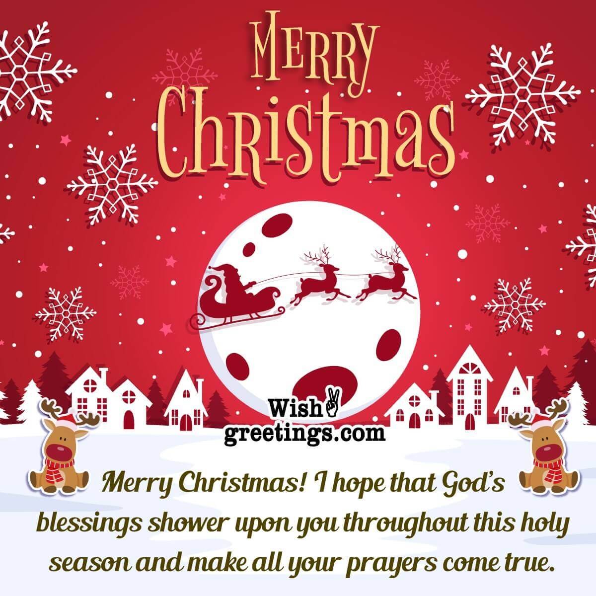 Religious Christmas Message Pic For Whatsapp