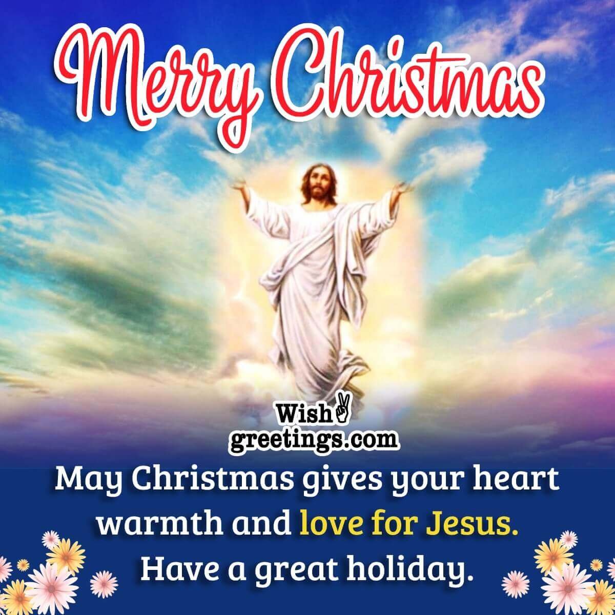 Religious Christmas Message Pic