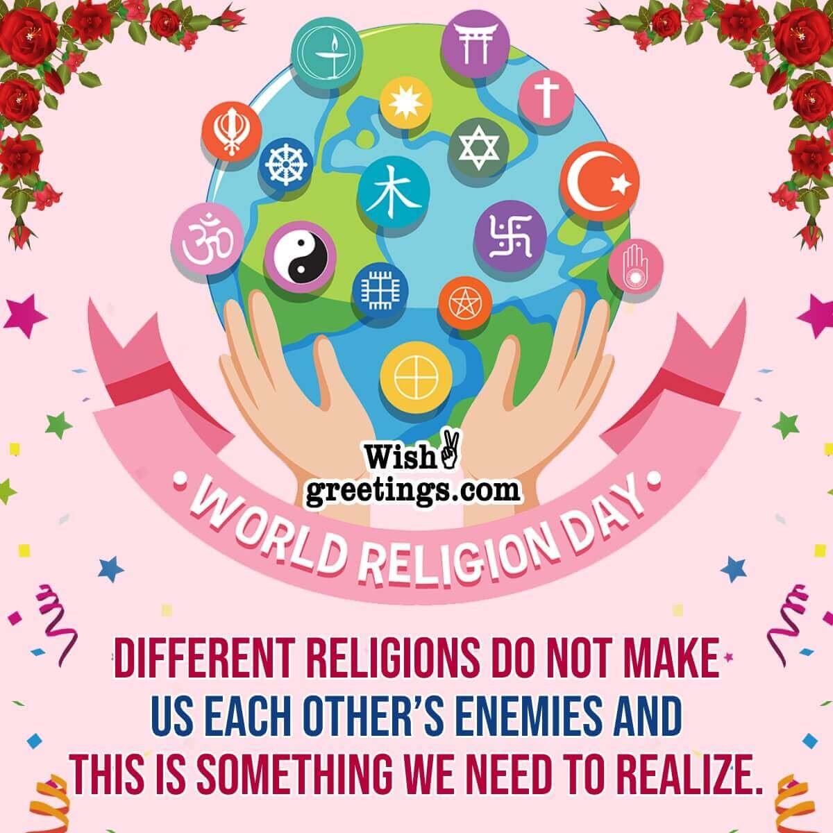 World Religion Day Quote Photo